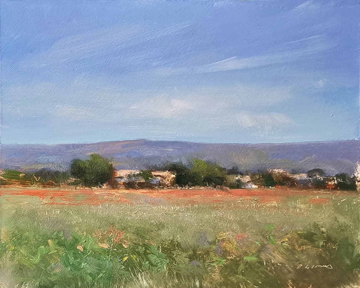 Peinture : Mas Provençal vers Mane 