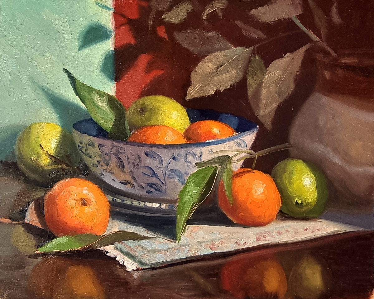 Peinture : Agrumes 