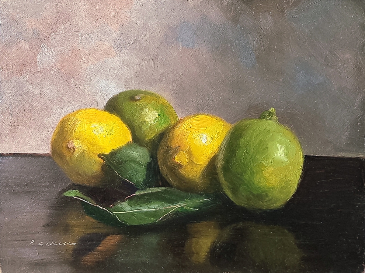 Peinture : Citrons Peinture : Citrons