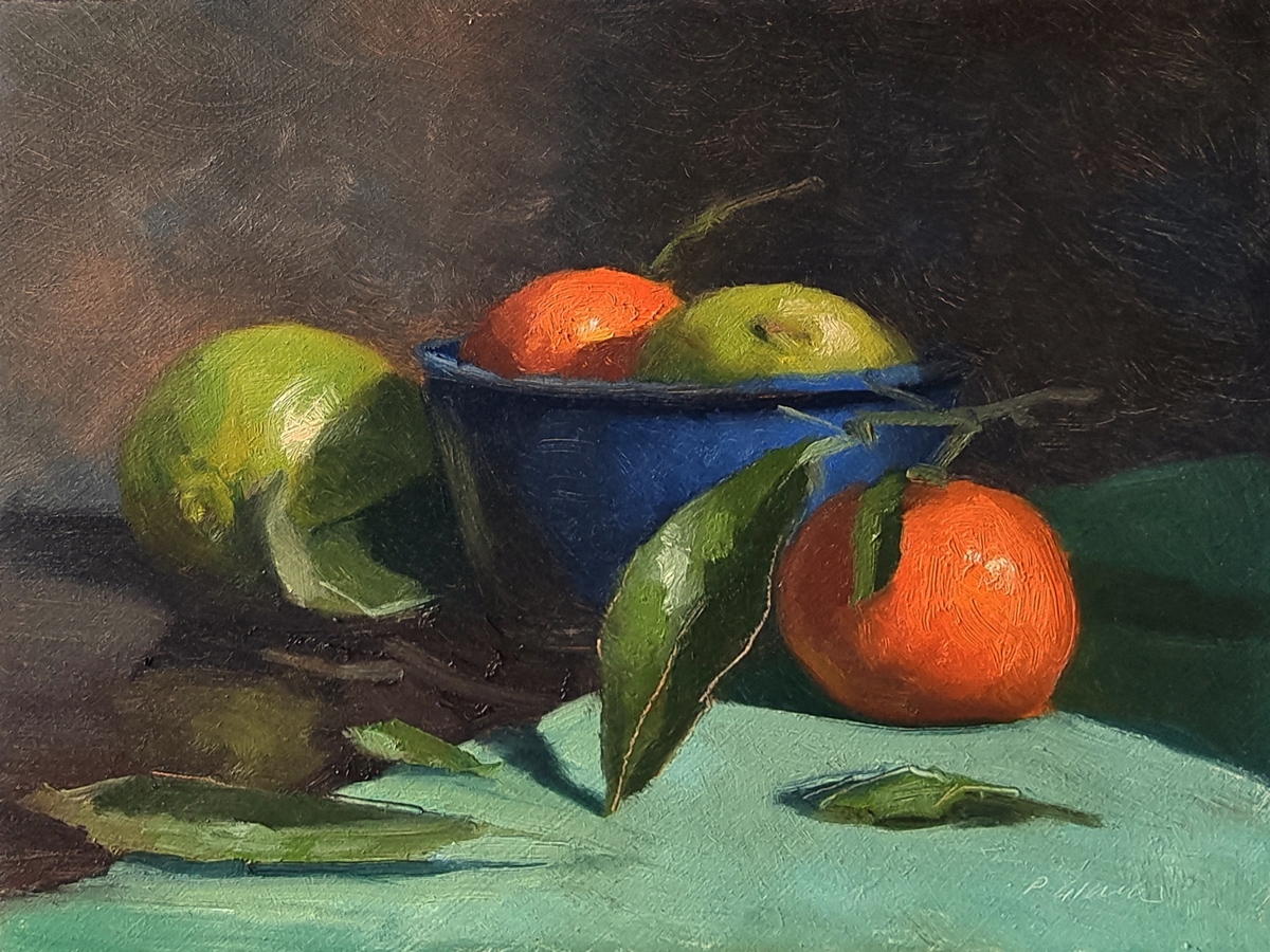 Peinture : Clémentines et Citrons 