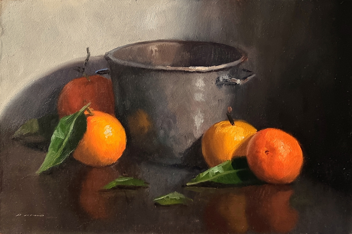 Peinture : Clémentines 