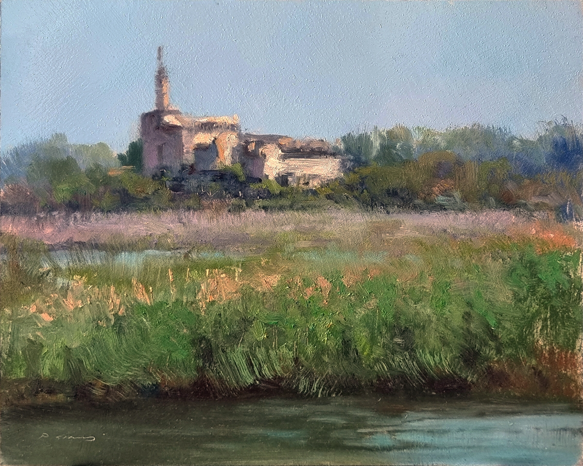 Peinture : Aigues-Mortes 