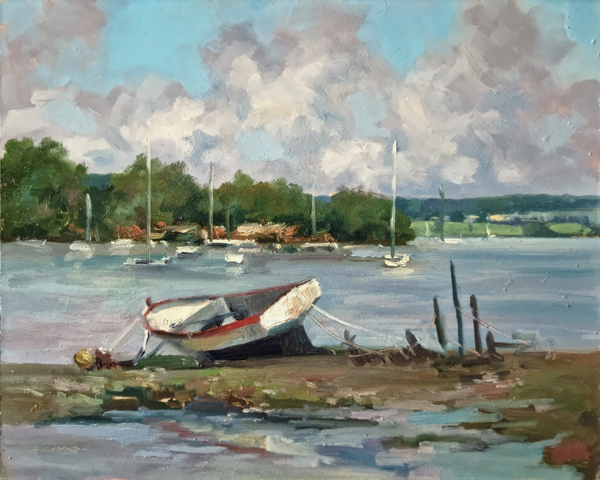 Peinture : Marée Basse Morbihan