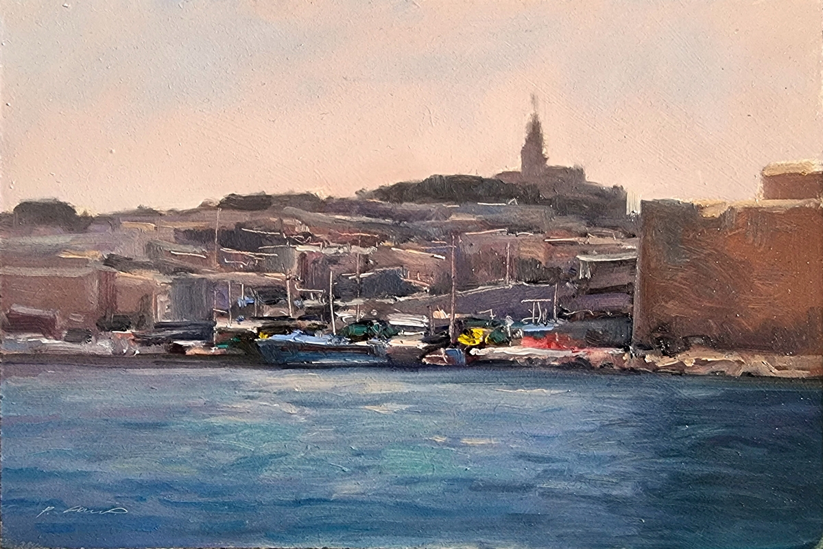 Peinture : Marseille Notre-Dame de la Garde 