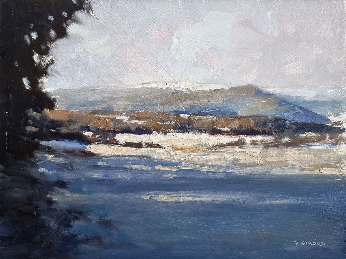 Peinture : Montagne de Chabre Peinture : Montagne de Chabre