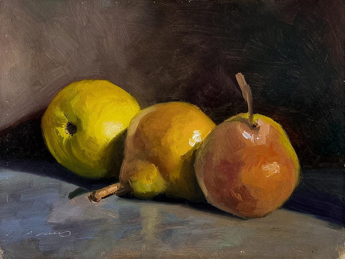 Peinture : 3 Poires 