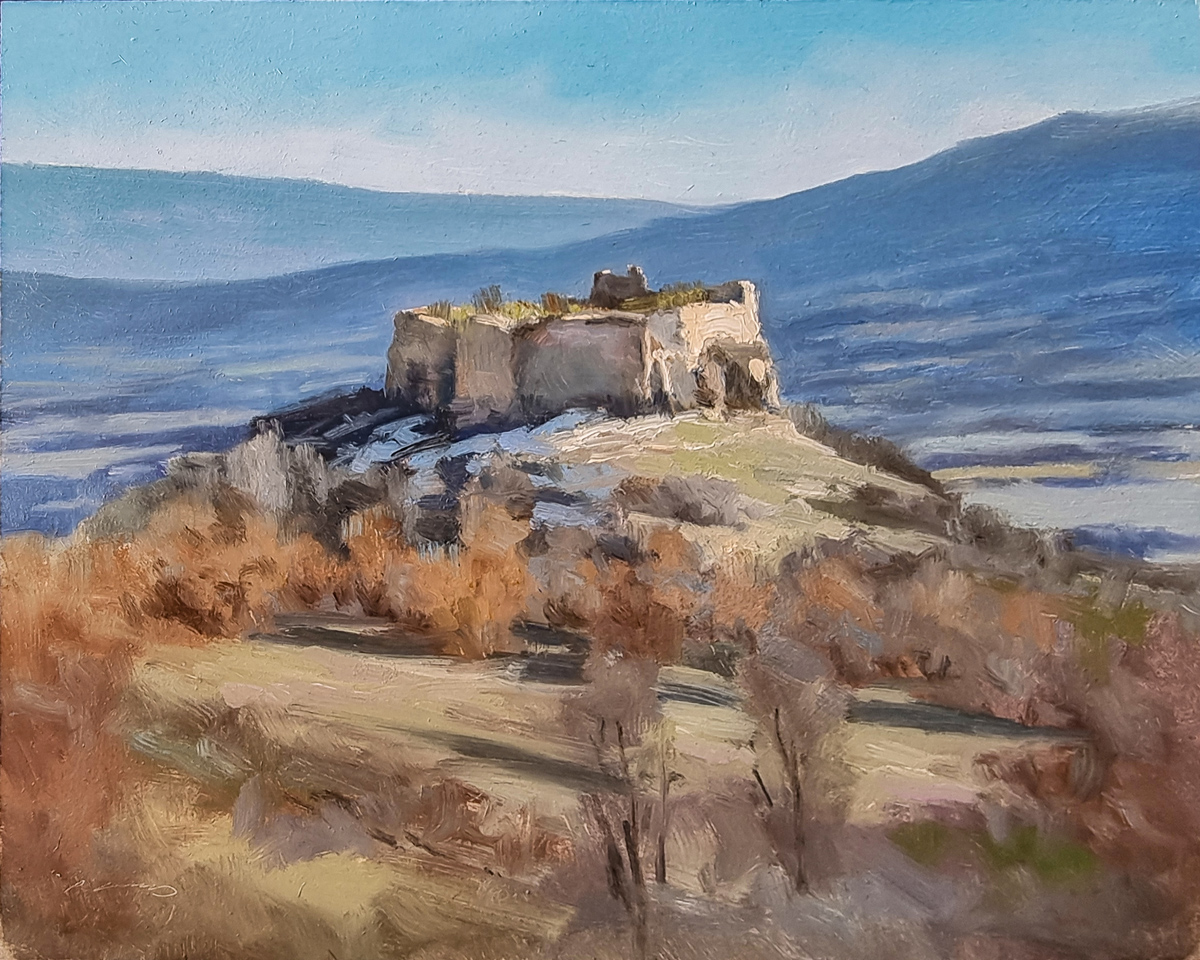 Peinture : Château de Mison 