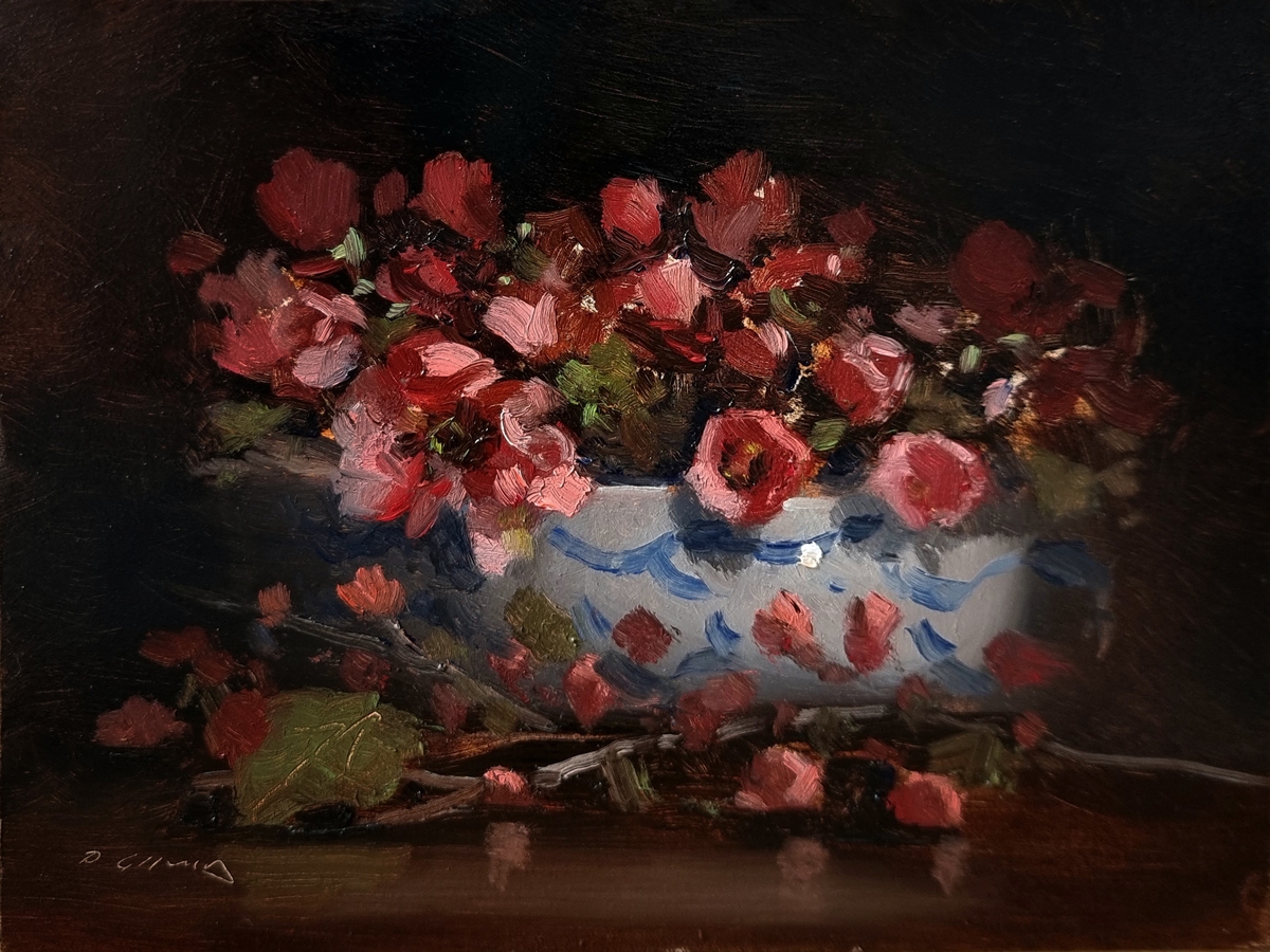 Peinture : Fleurs de Pommier