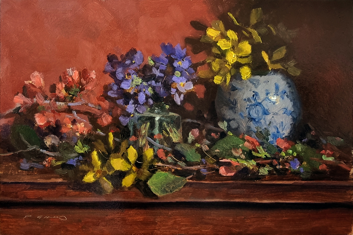 Peinture : Bouquet Printanier 
