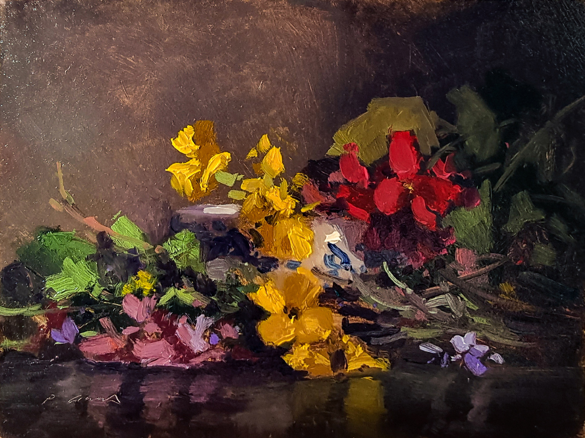 Peinture : Forsythia 
