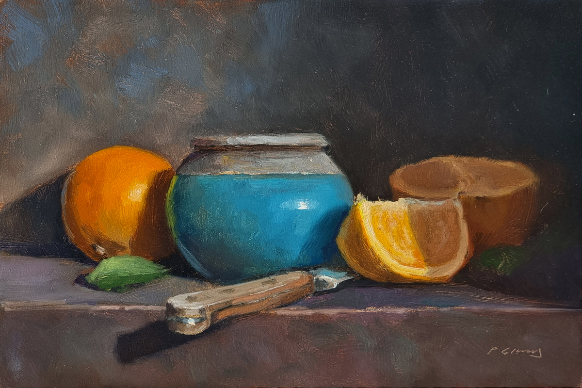 Peinture : Oranges 