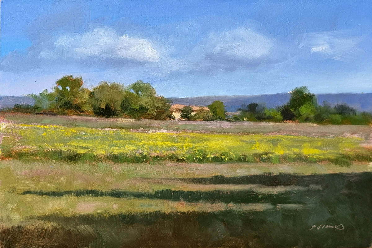 Peinture : Champs des Ateliers 