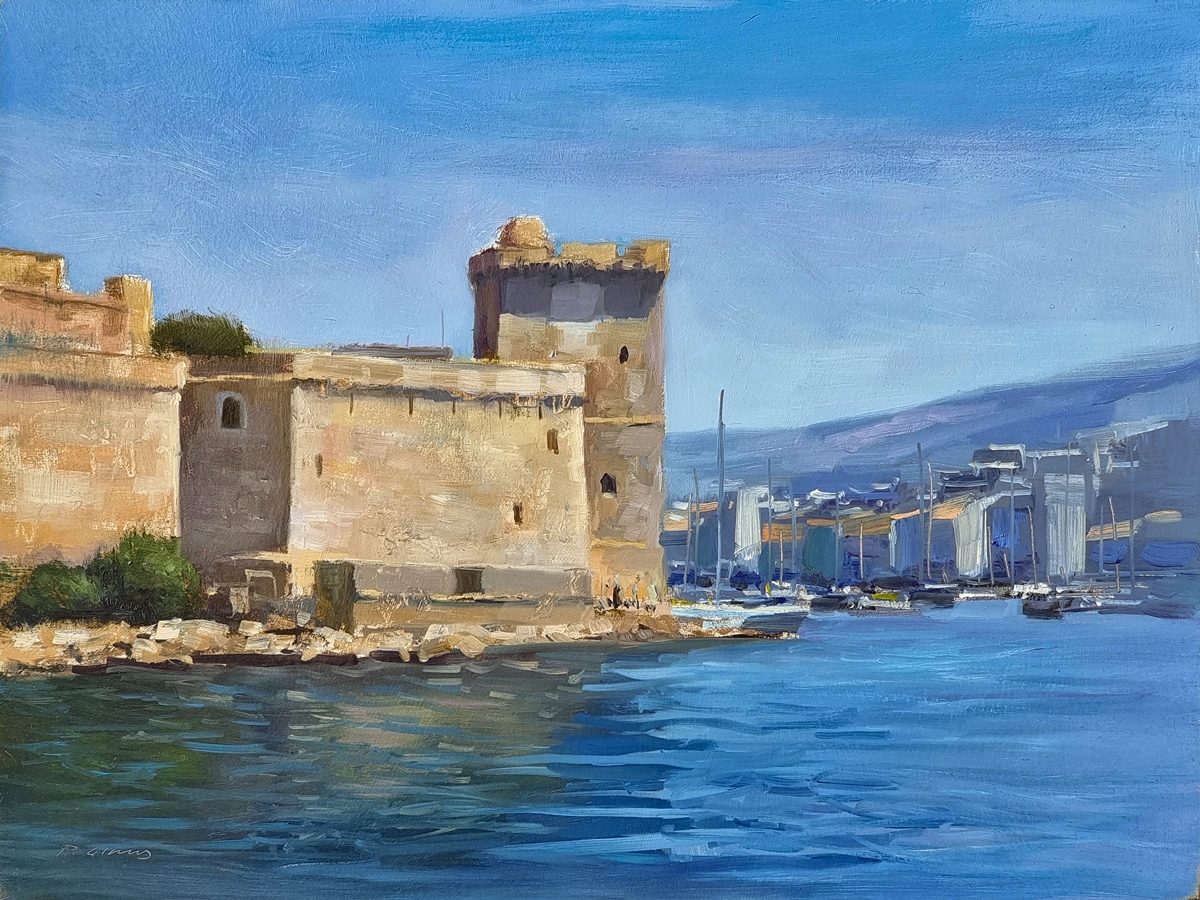Peinture : Vieux Port - Marseille 