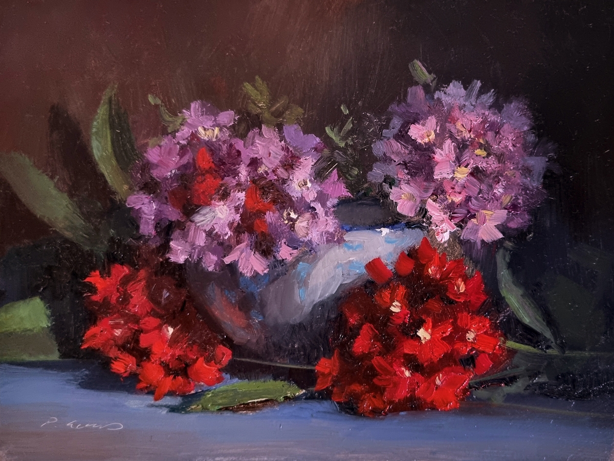 Peinture : Verveine Sauvage 