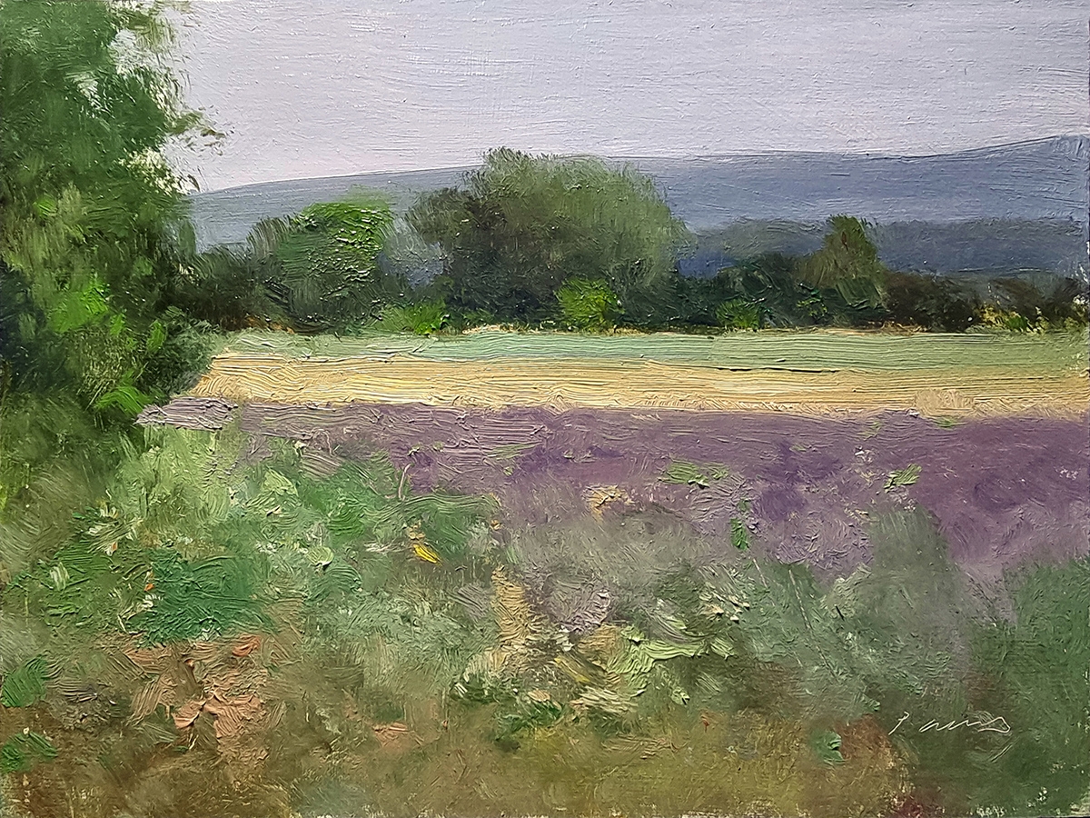 Peinture : Champs des Ateliers 