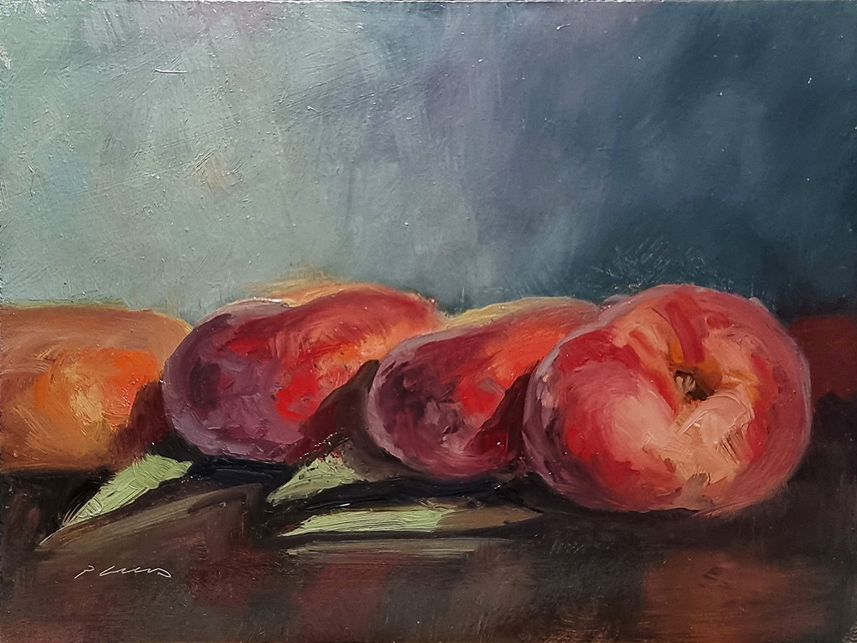 Peinture : Pêches 