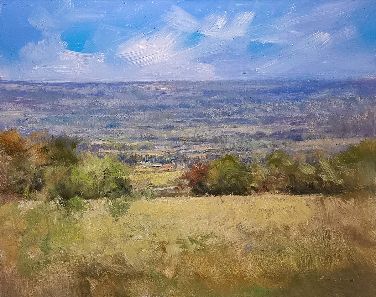 Peinture : Vallée de la Durance 