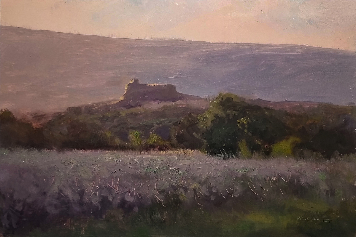 Peinture : Fin de Journée (Rte de la Magdelaine) 