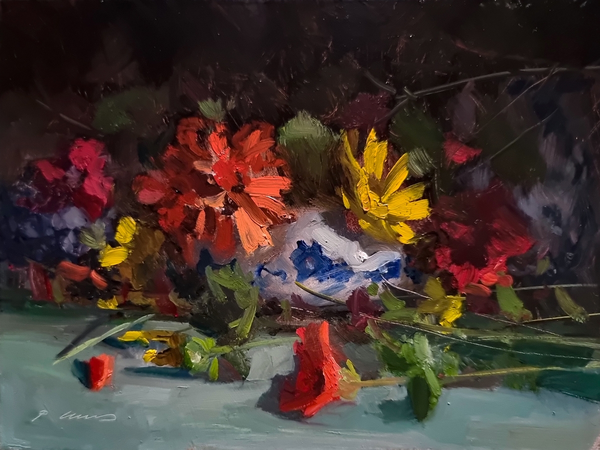 Peinture : Fleurs et Vases