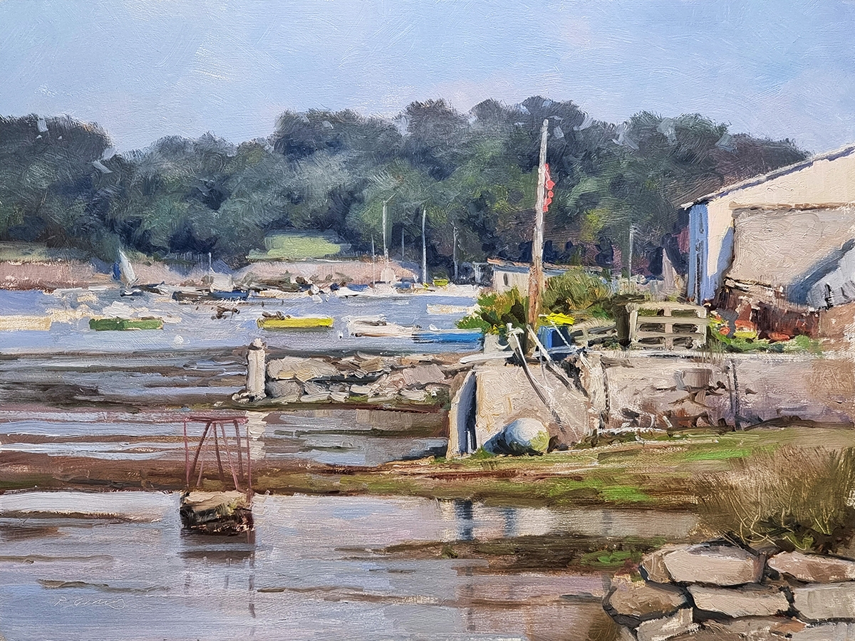 Peinture : Séné Rte Badel (Morbihan) 