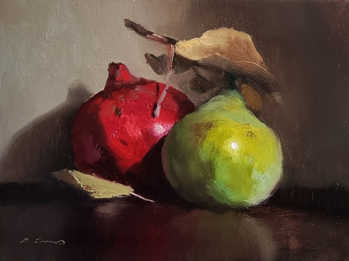 Peinture : Grenade et Coing 