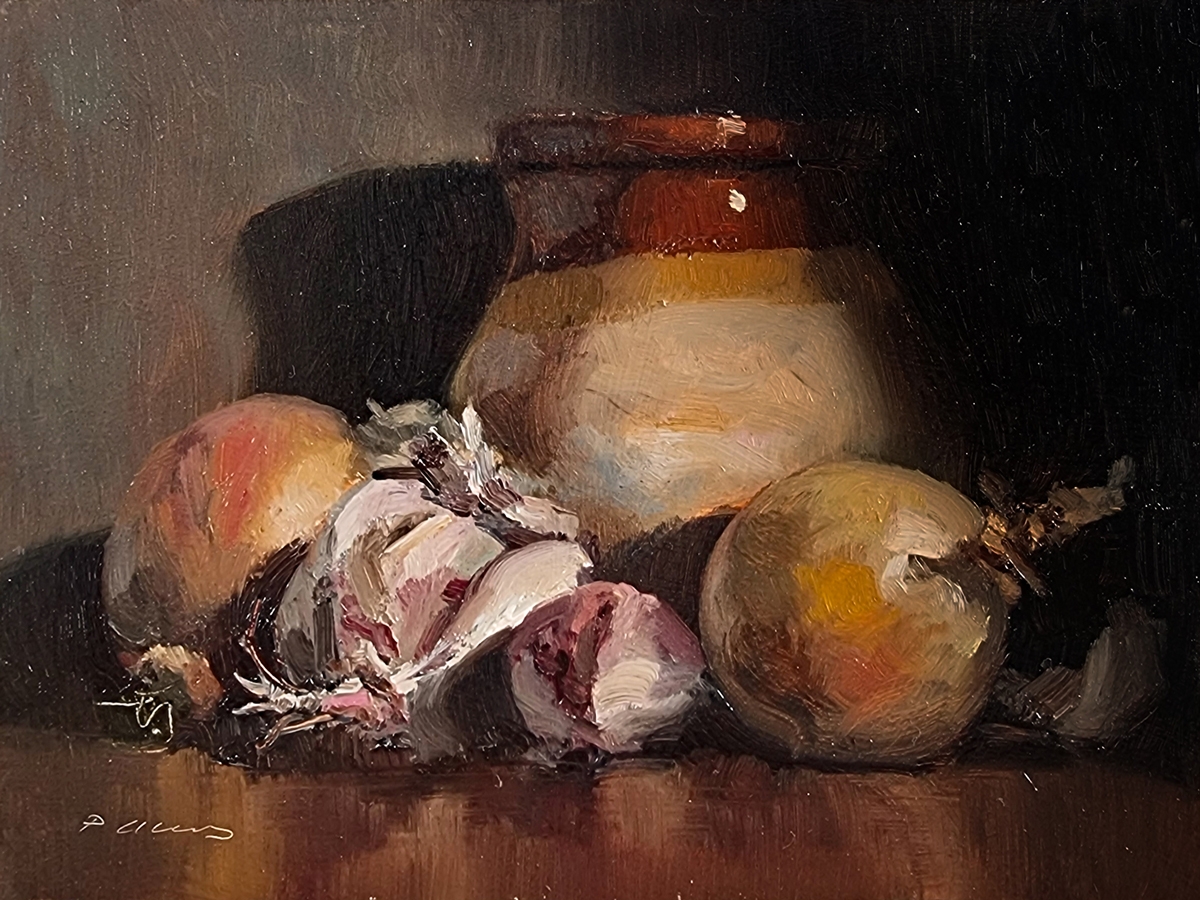 Peinture : Aulx et Oignons 