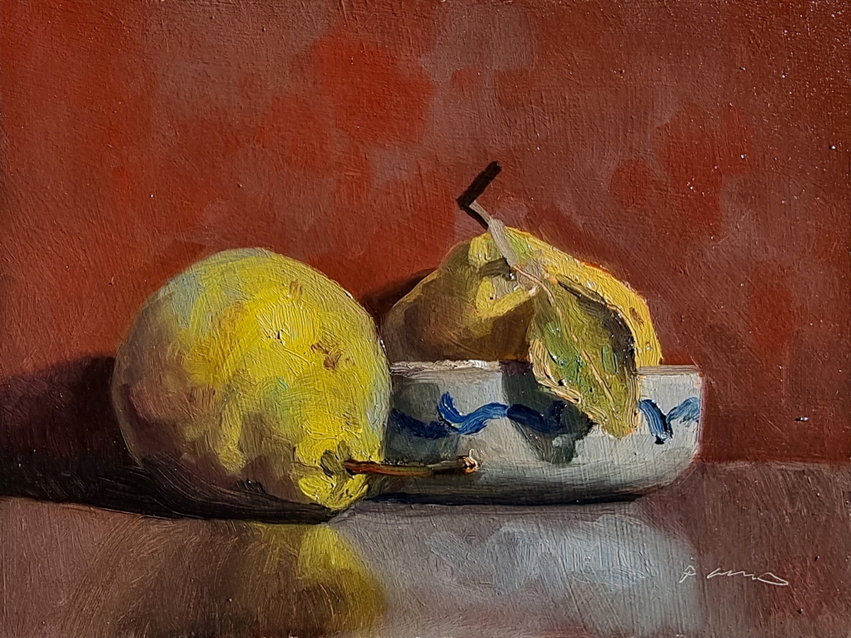 Peinture : 2 Coings 