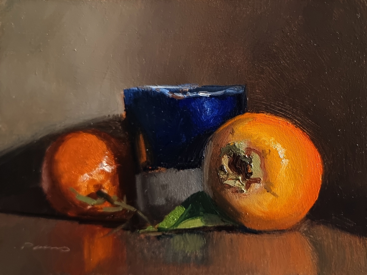 Peinture : Clémentine et Kaki 