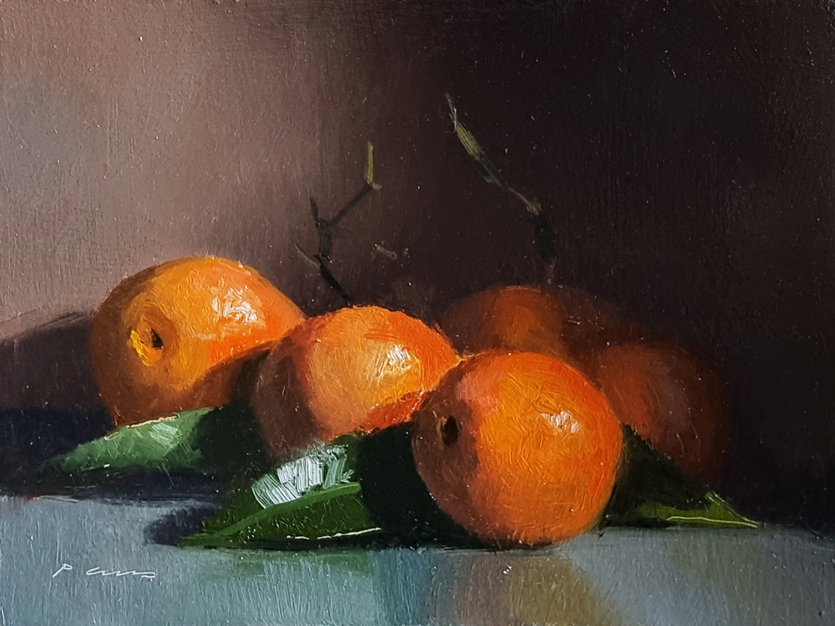 Peinture : Clémentines 