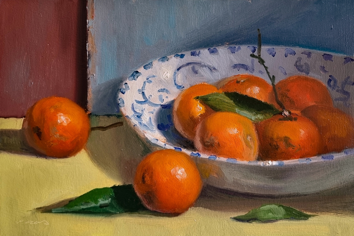 Peinture : Clémentines 