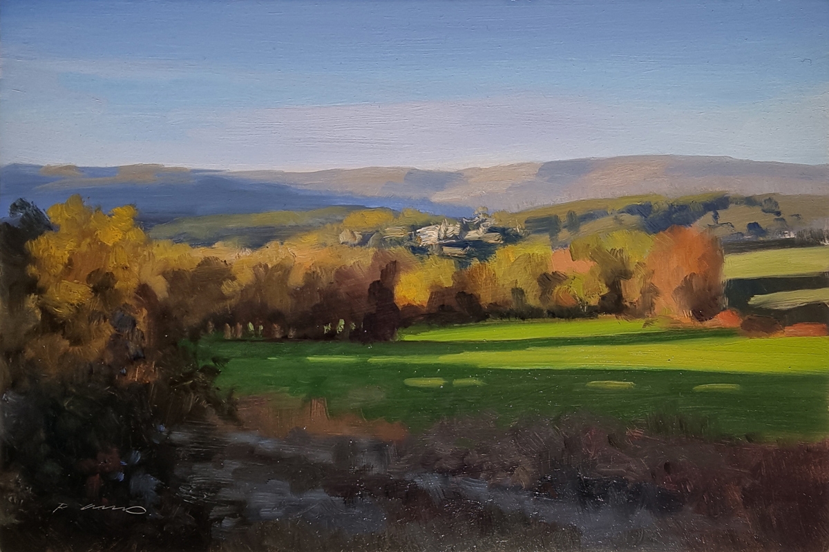 Peinture : Retour vers Valernes 
