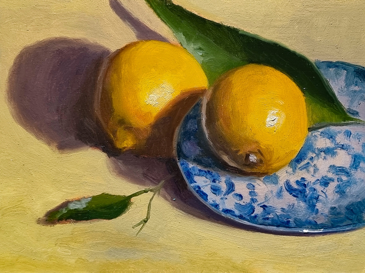 Peinture : 2 Citrons 
