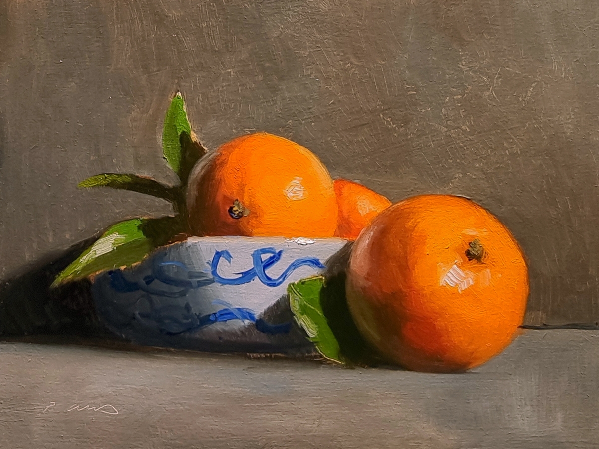 Peinture : Clémentines 