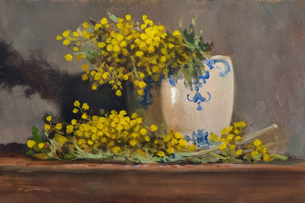 Peinture : Mimosas