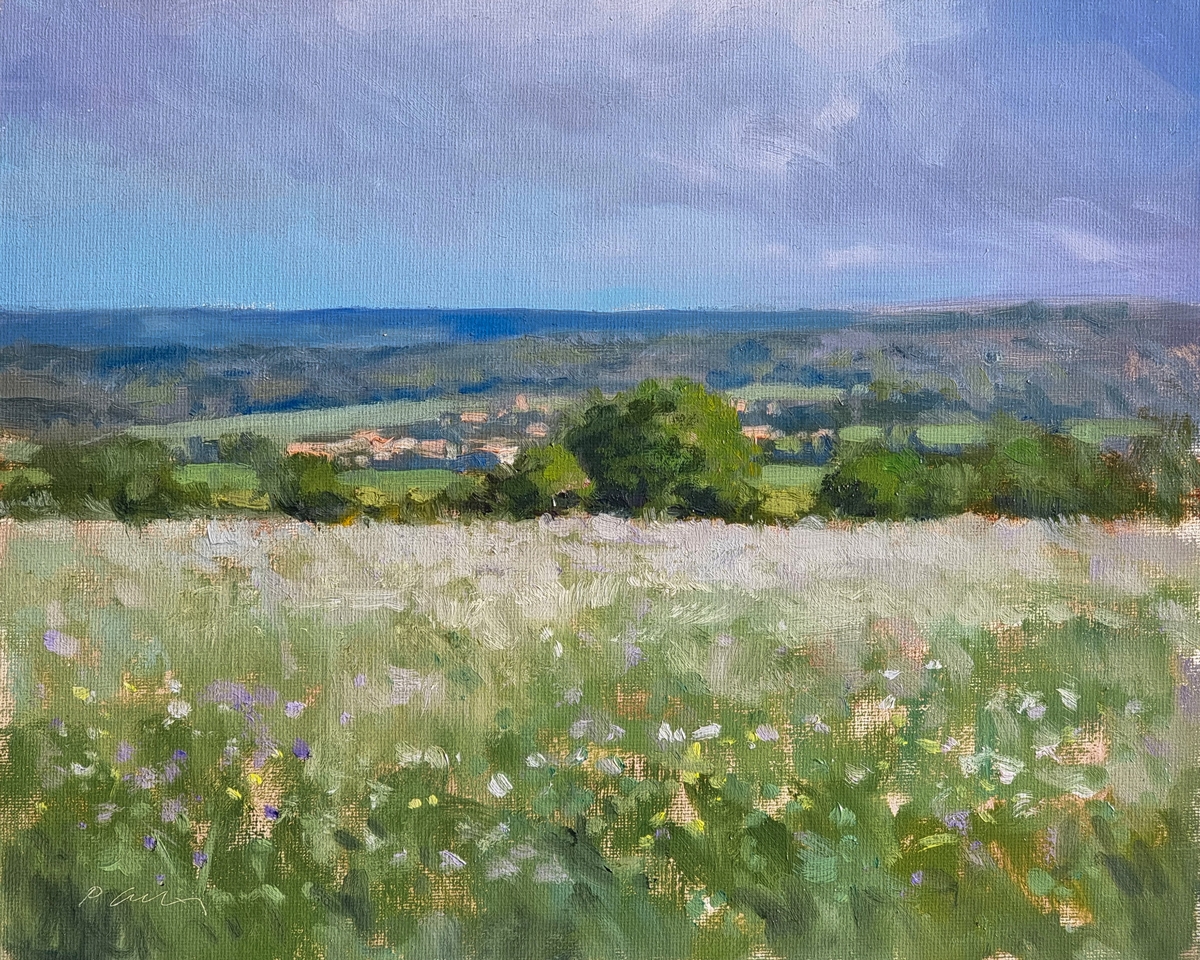 Peinture : Champs des Combes 