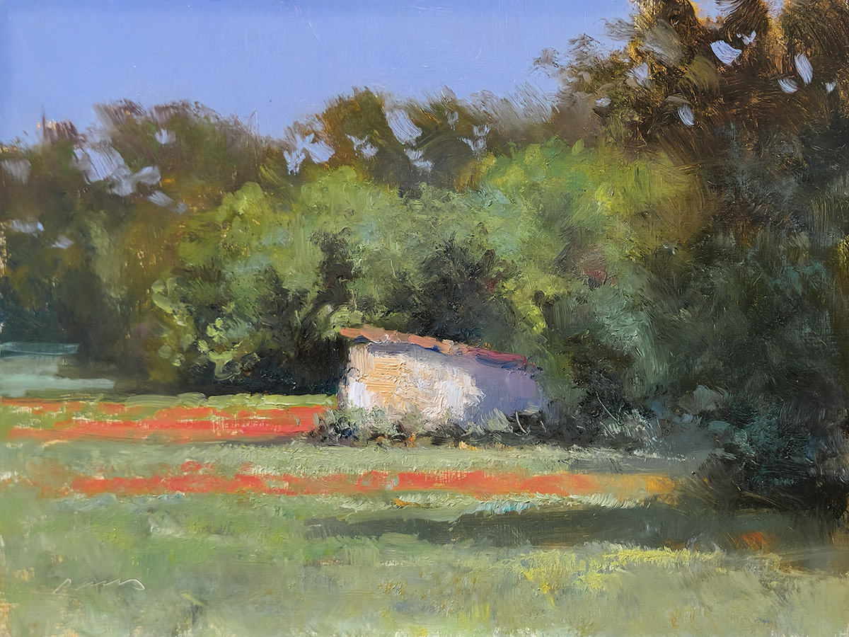 Peinture : Cabanon vers St Jean Peinture : Cabanon vers St Jean