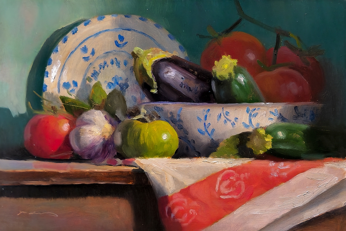 Peinture : Ratatouille 
