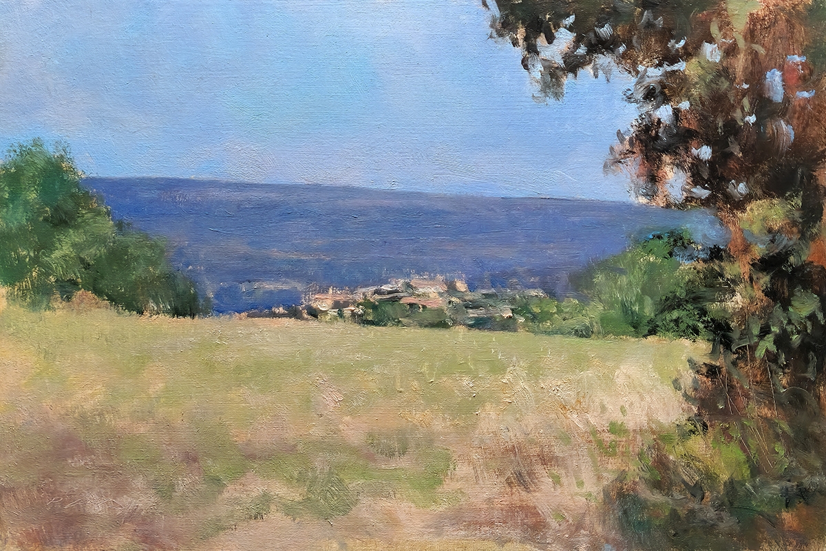 Peinture : Champs des Bollènes 