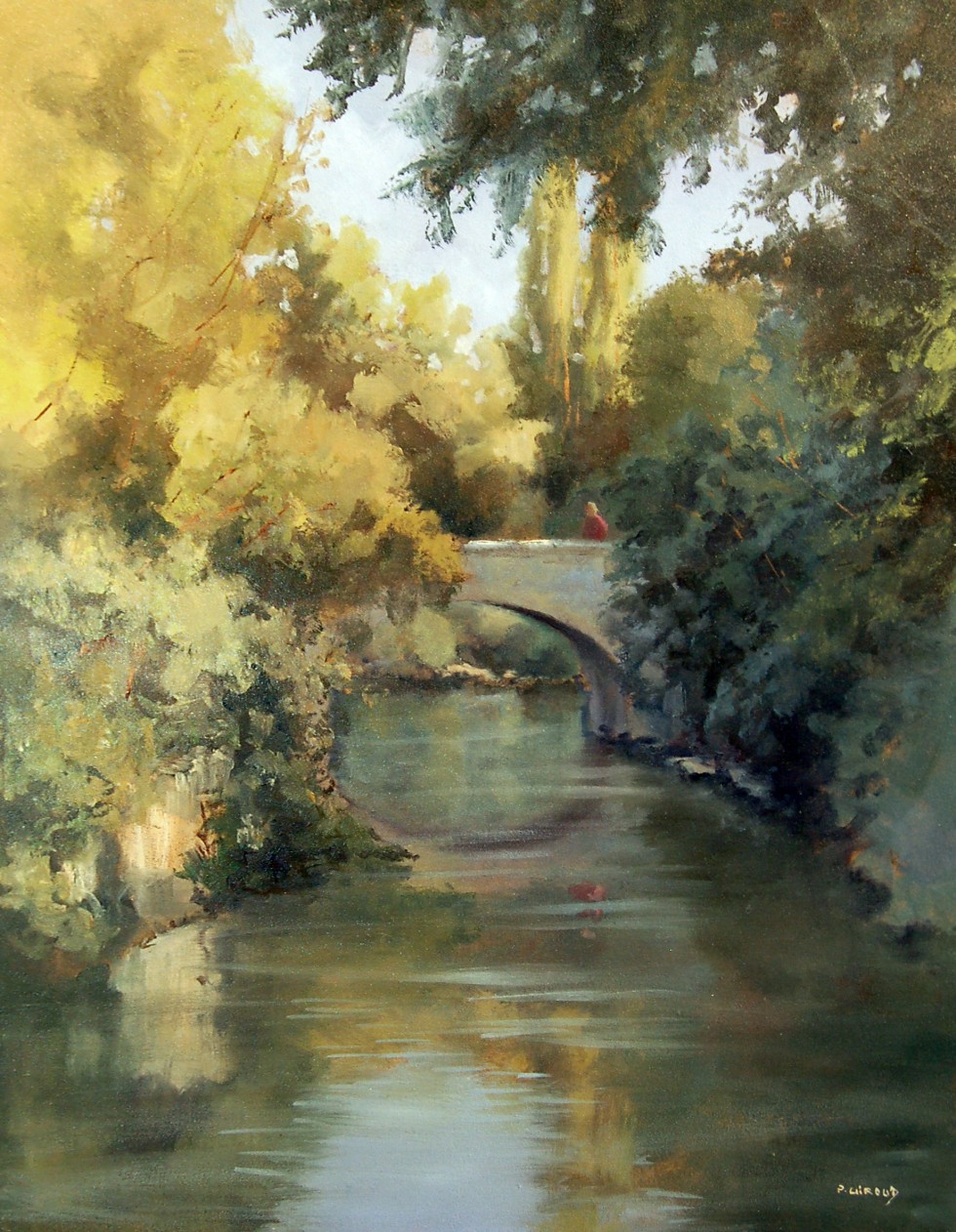 Peinture : Pont sur la Combe