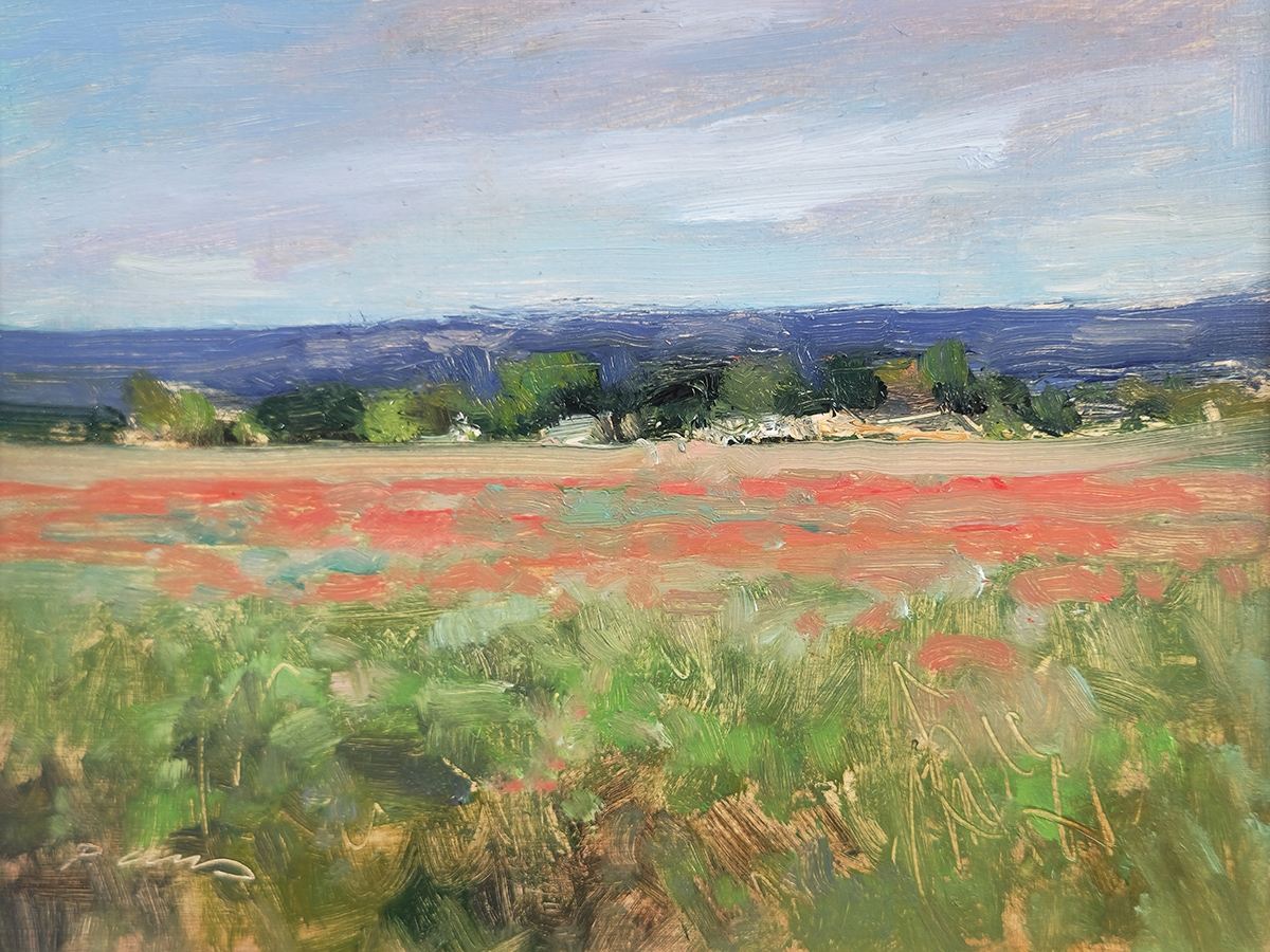 Peinture : Luberon 