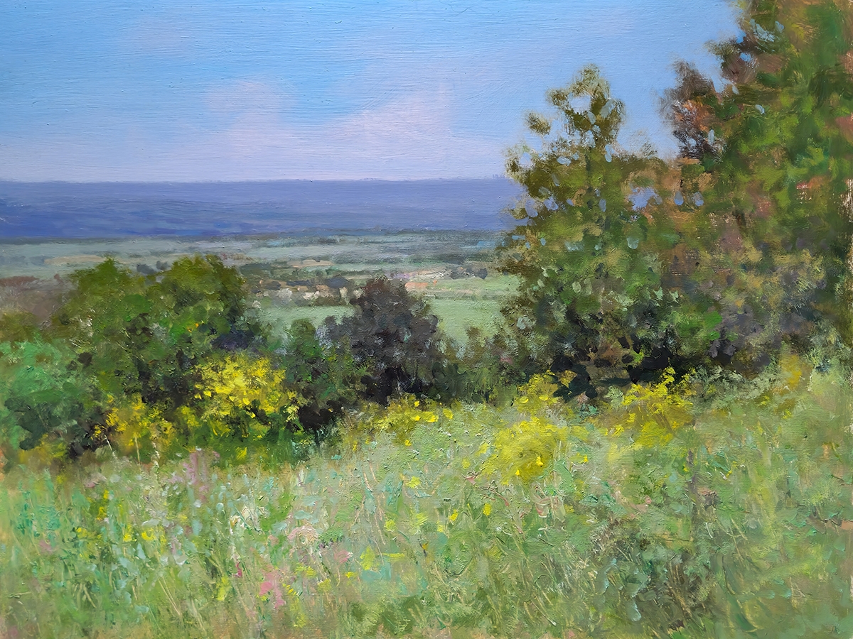 Peinture : Vallée de la Durance Peinture : Vallée de la Durance