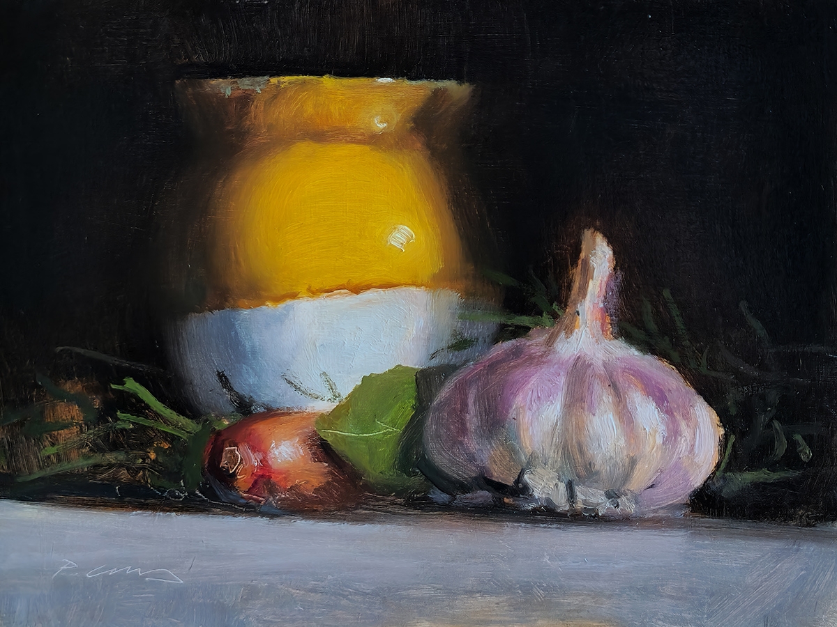Peinture : Ail et Pichet 