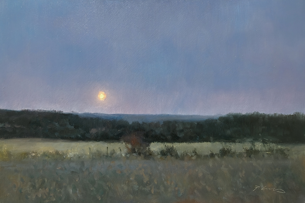 Peinture : Lune Montante Peinture : Lune Montante
