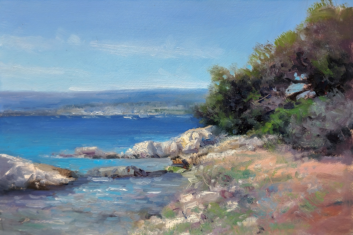 Peinture : Plage du Rouet Peinture : Plage du Rouet