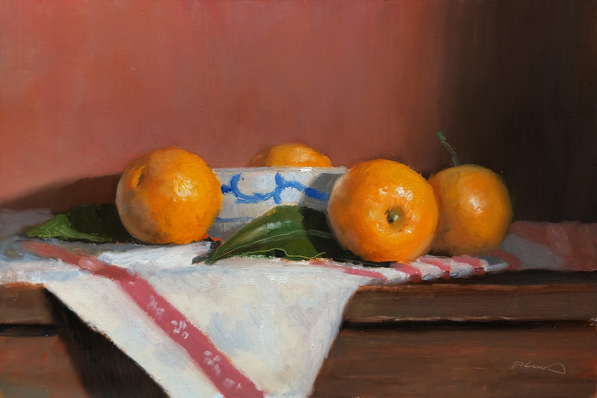 Peinture : Clémentines 