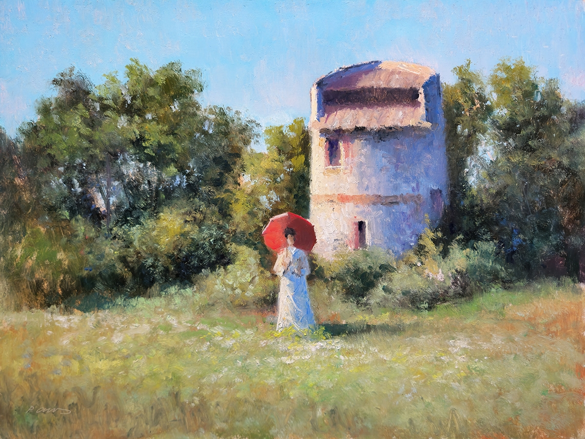 Peinture : Pigeonnier des Launes 