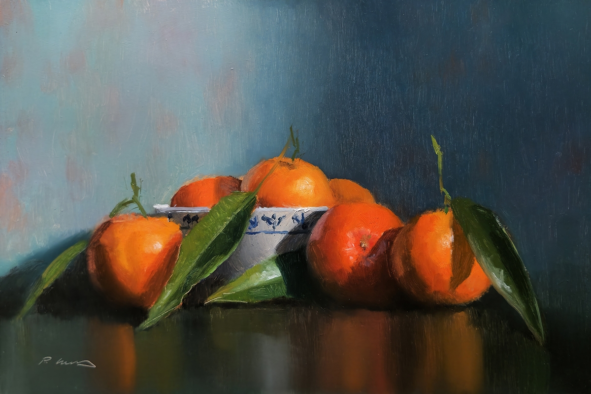 Peinture : Clémentines 