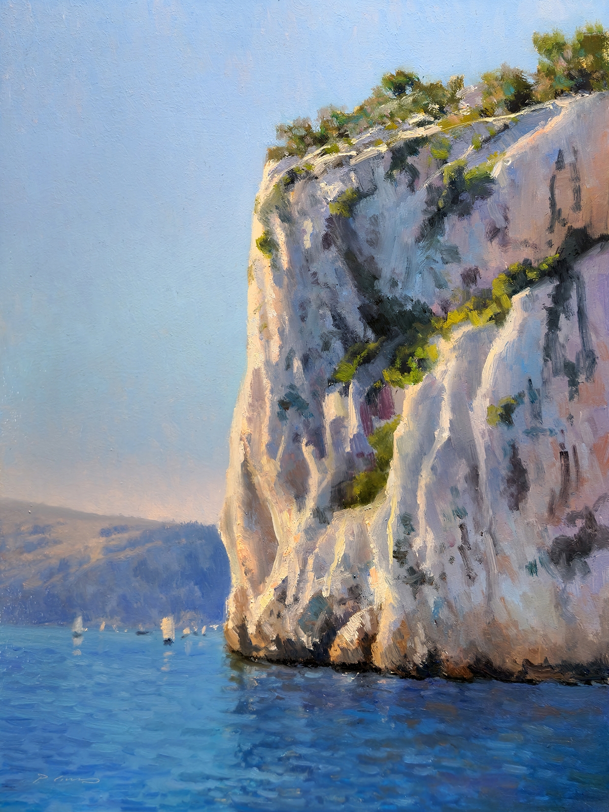 Peinture : Calanques de Marseille 