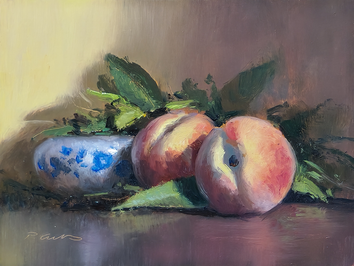 Peinture : 2 Pêches 