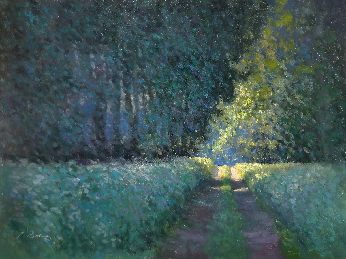 Peinture : Chemin des Marins 